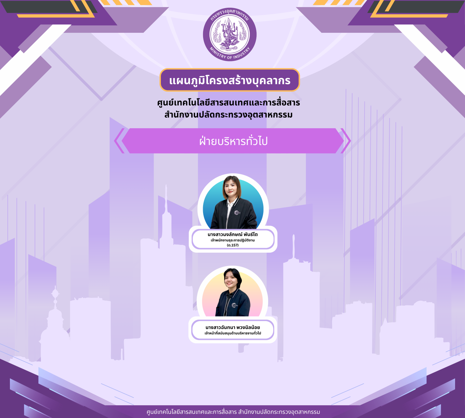 แผนภูมิโครงสร้างบุคลากร ก-บริหาร V-2